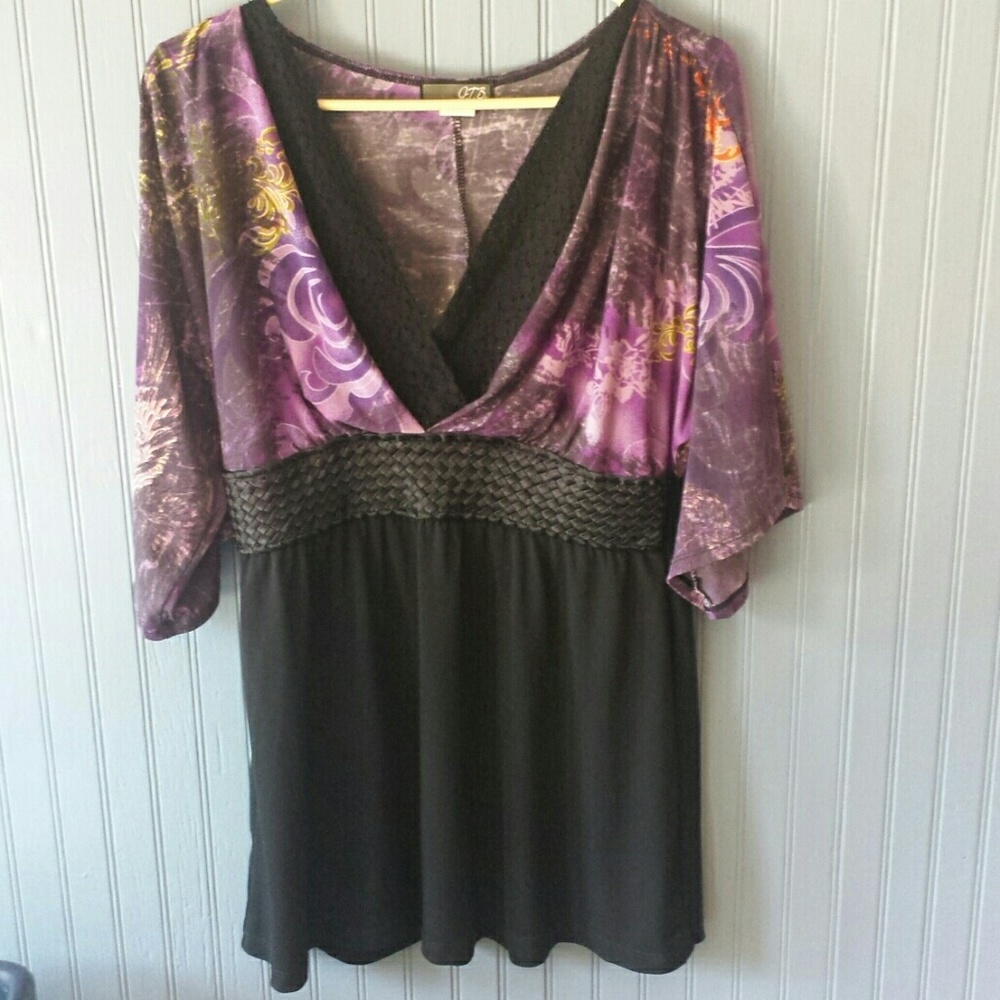 Empire waist tunic baby doll top