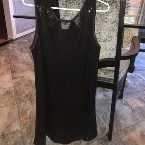 Black Sequins Dresss