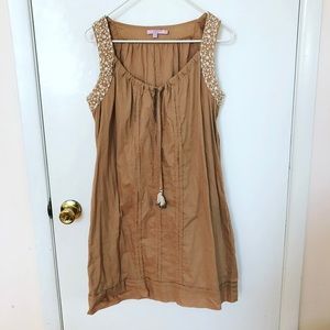 Calypso embroidered mini dress