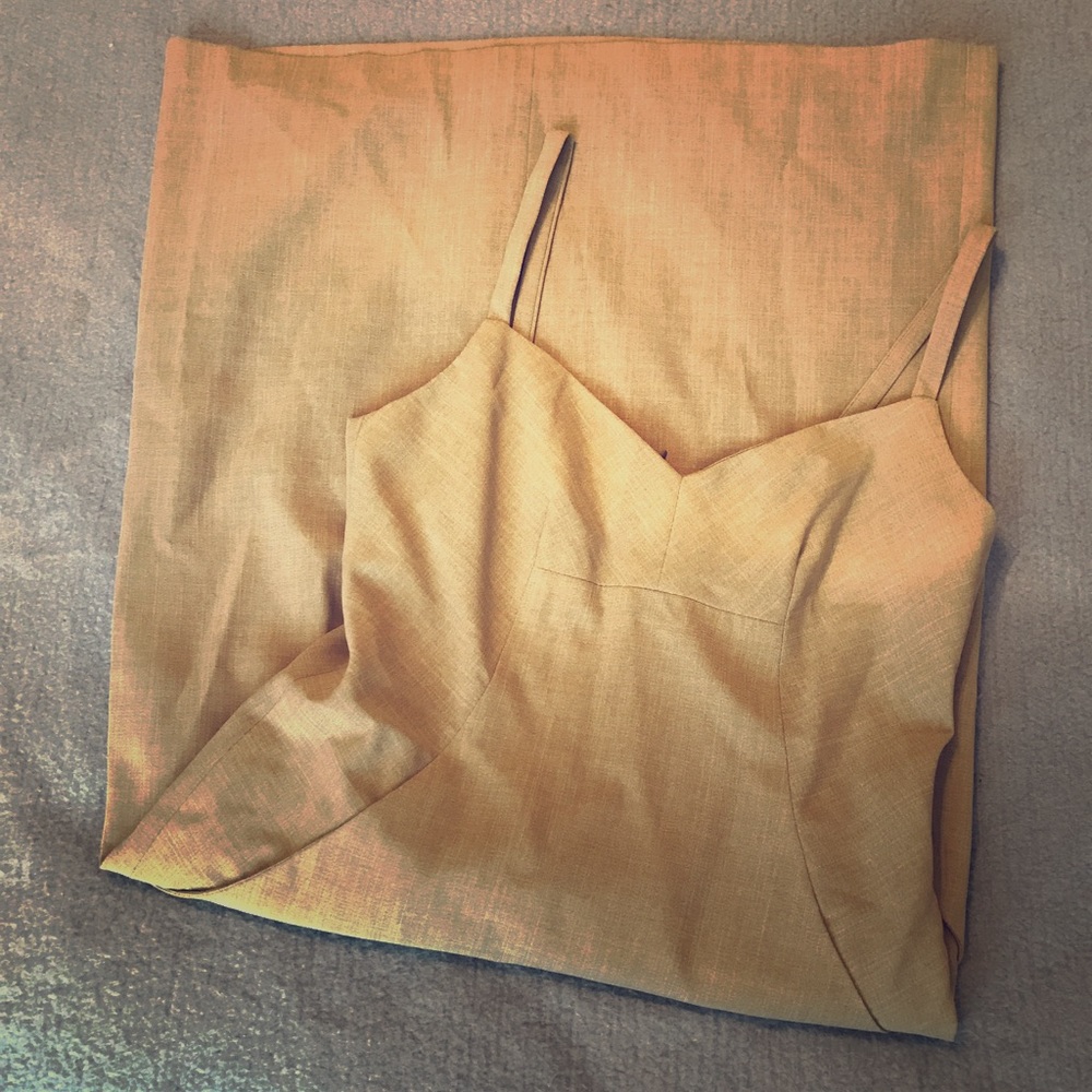 BCBG Taupe Pencil skirt style dress Size 2