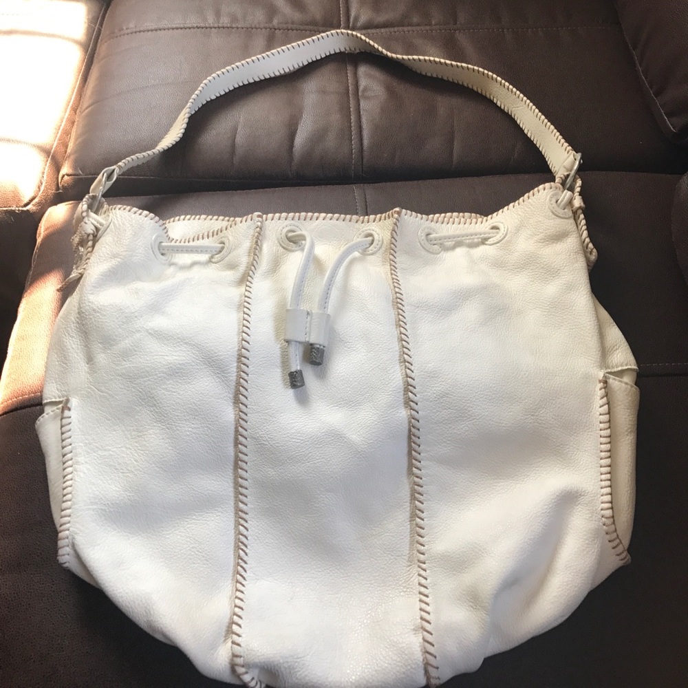 Sigrid Olsen White Leather Handbag