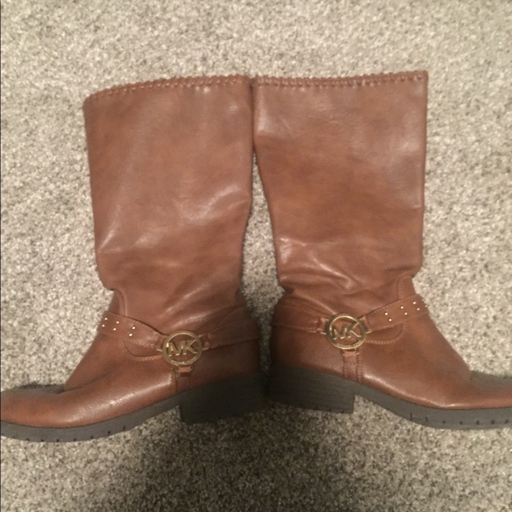 Michael kors brown riding boots