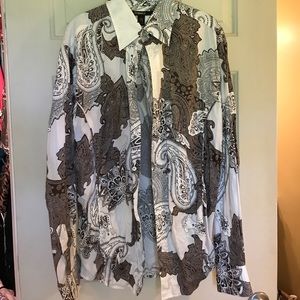 Jaymes Los Angeles brown black white paisley lg