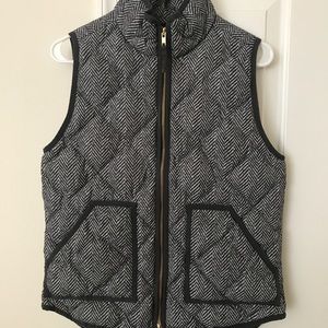 JCrew Herringbone Vest