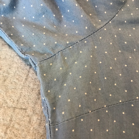 NY&C Blue button down 3/4 Sleeves - Picture 3 of 4