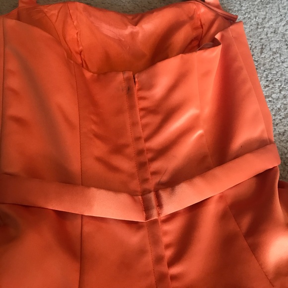 Jessica McClintock orange dress size 3 / 4 - Picture 6 of 7