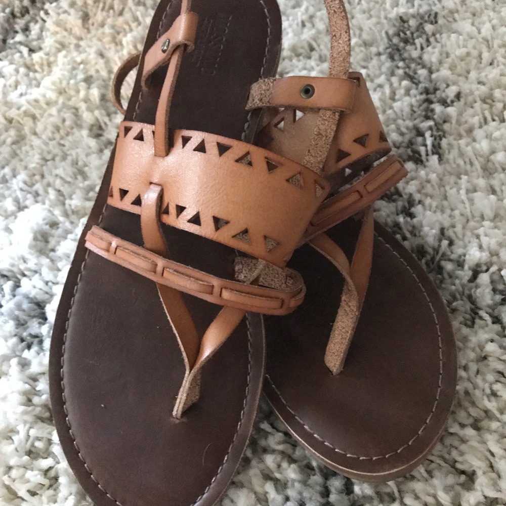 Leather sandals