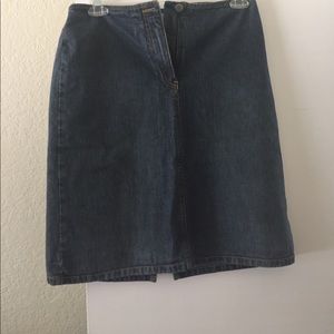 Ann Taylor Loft  Denim Skirt Size 12