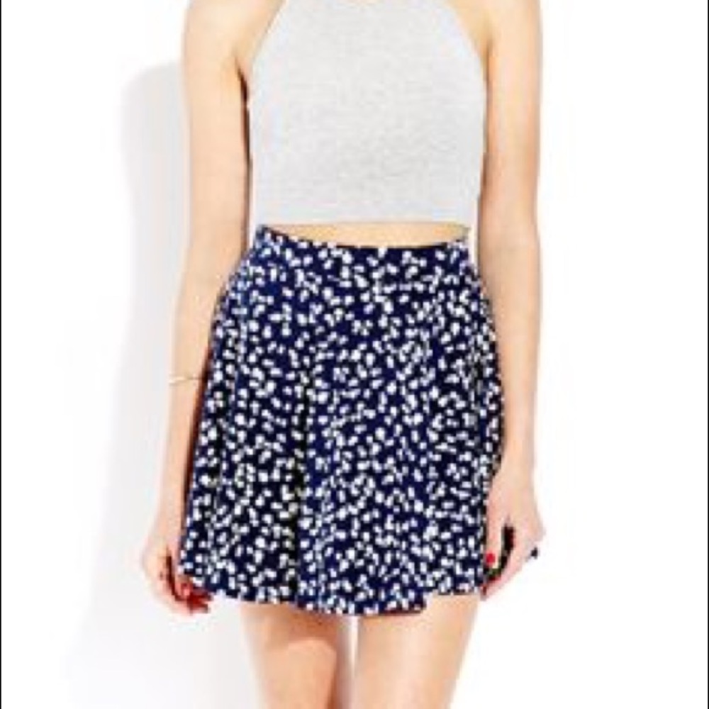 Forever 21 GIRLS skater floral skirt