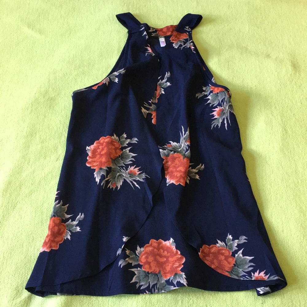 Floral Overmal Bouse