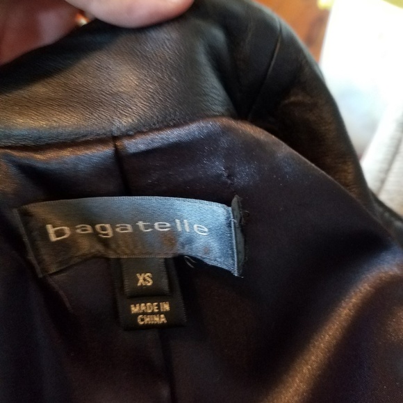 Awesome black leather biker jacket - tailored fit - Picture 6 of 6