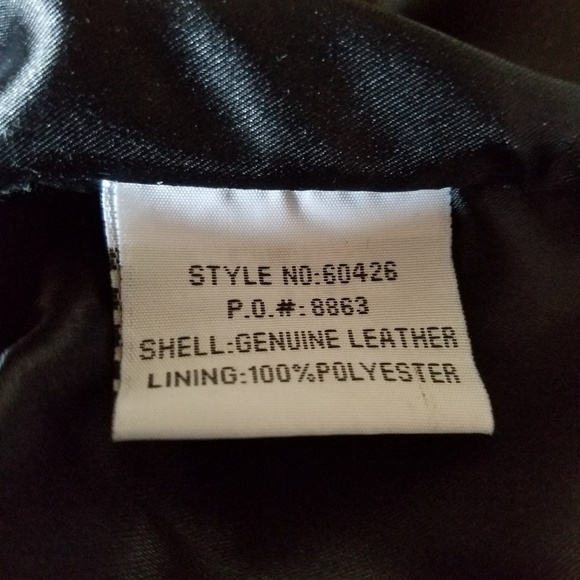 Awesome black leather biker jacket - tailored fit - Picture 5 of 6