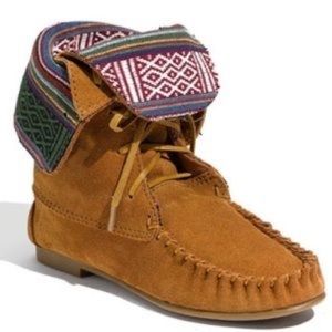 Steve Madden T Blanket Lace Up Moccasins