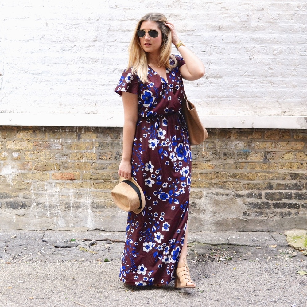 Banana republic floral maxi