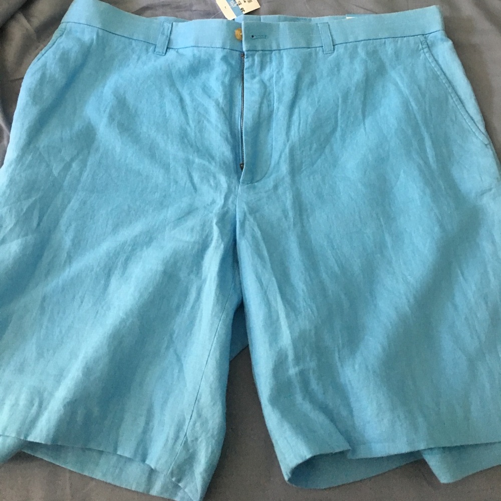 Men's J.McLaughlin Noah linen shorts size 38