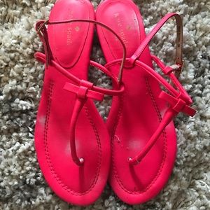 Kate Spade Pink Bow Sandals