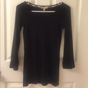 Burberry Brit Long Sleeve Black Shirt