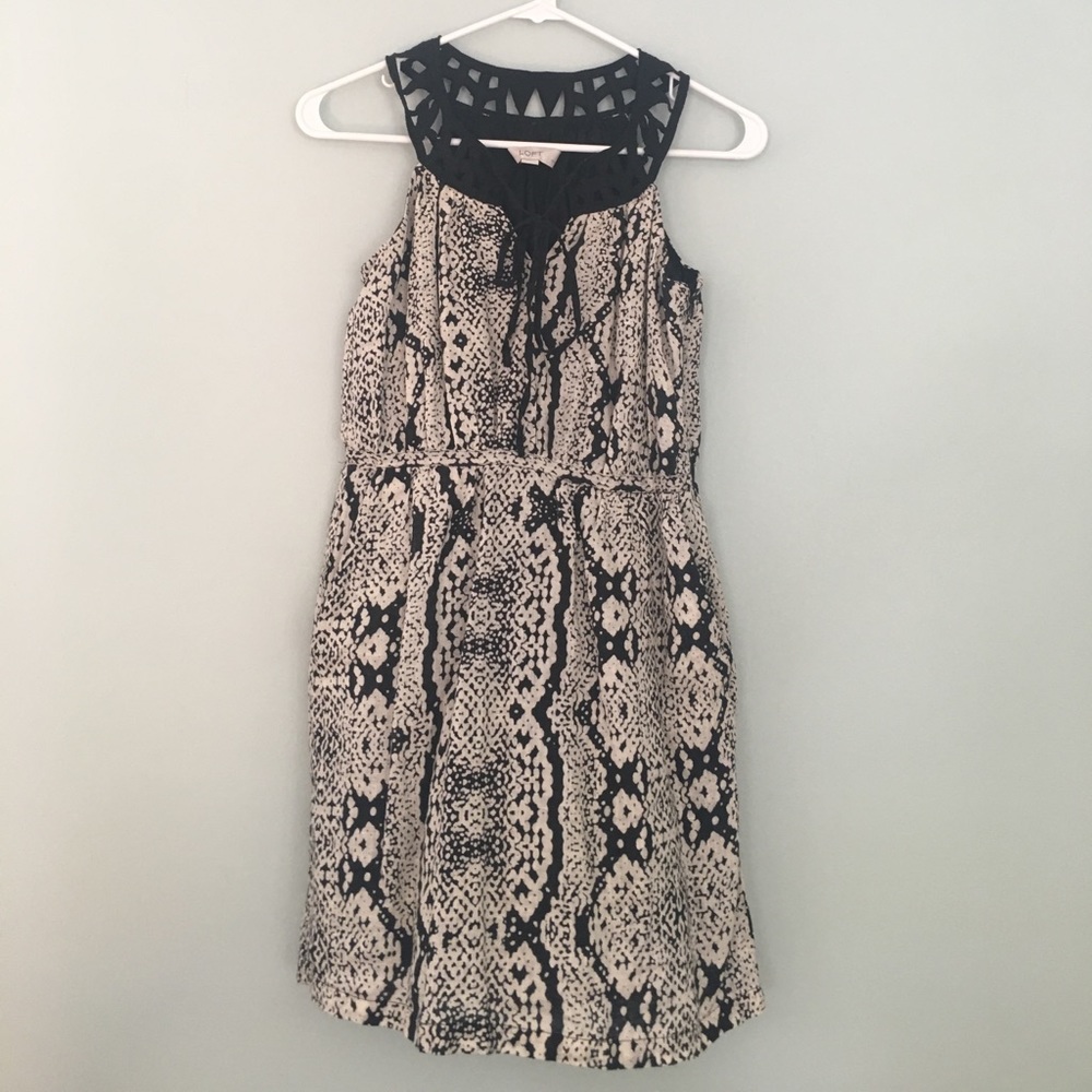 Tribal Printed Linen Dress