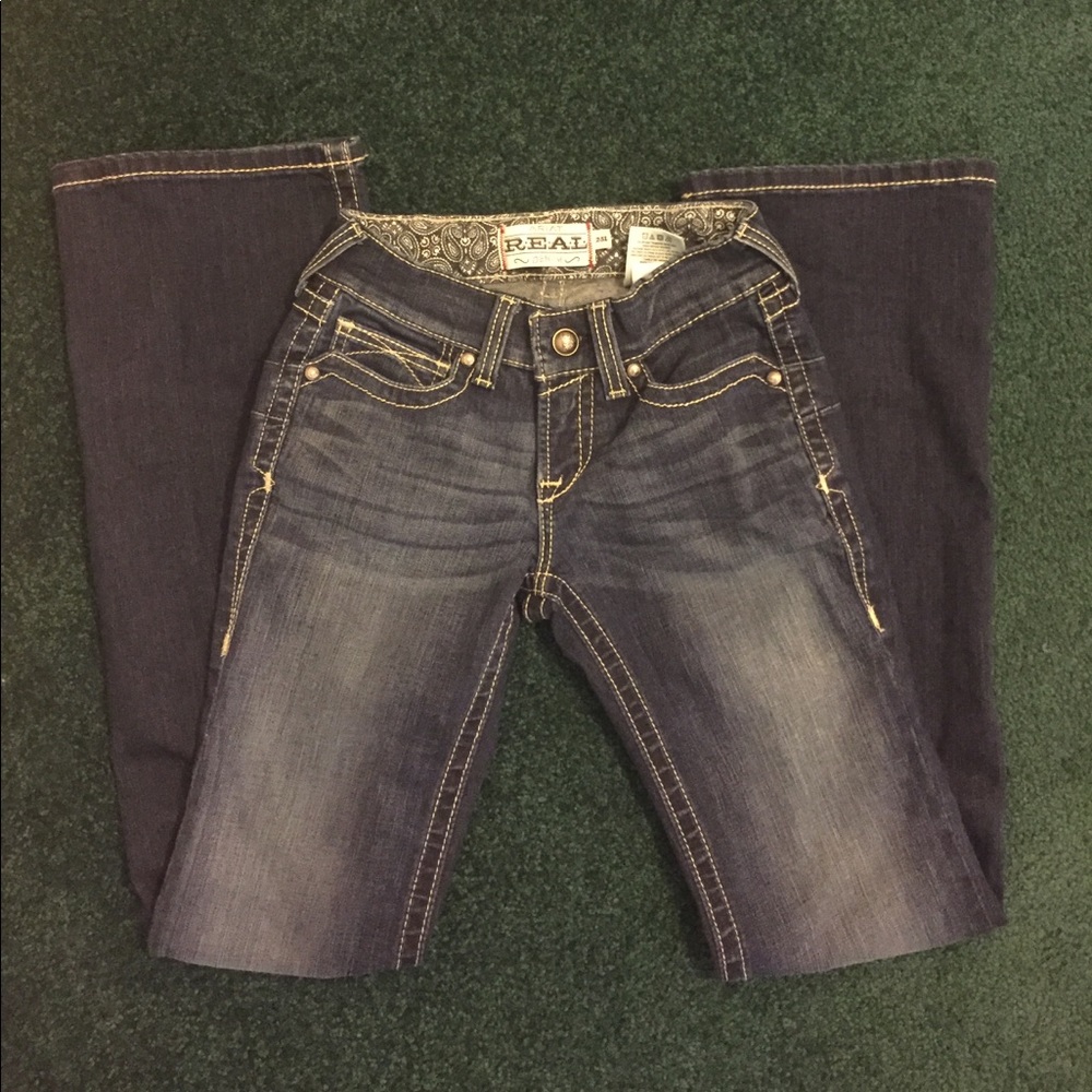 Ariat REAL Flared Jeans in 25 Long Length