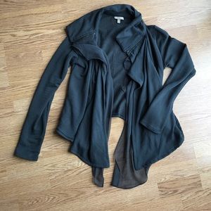 Anthropologie Bordeaux Cardigan