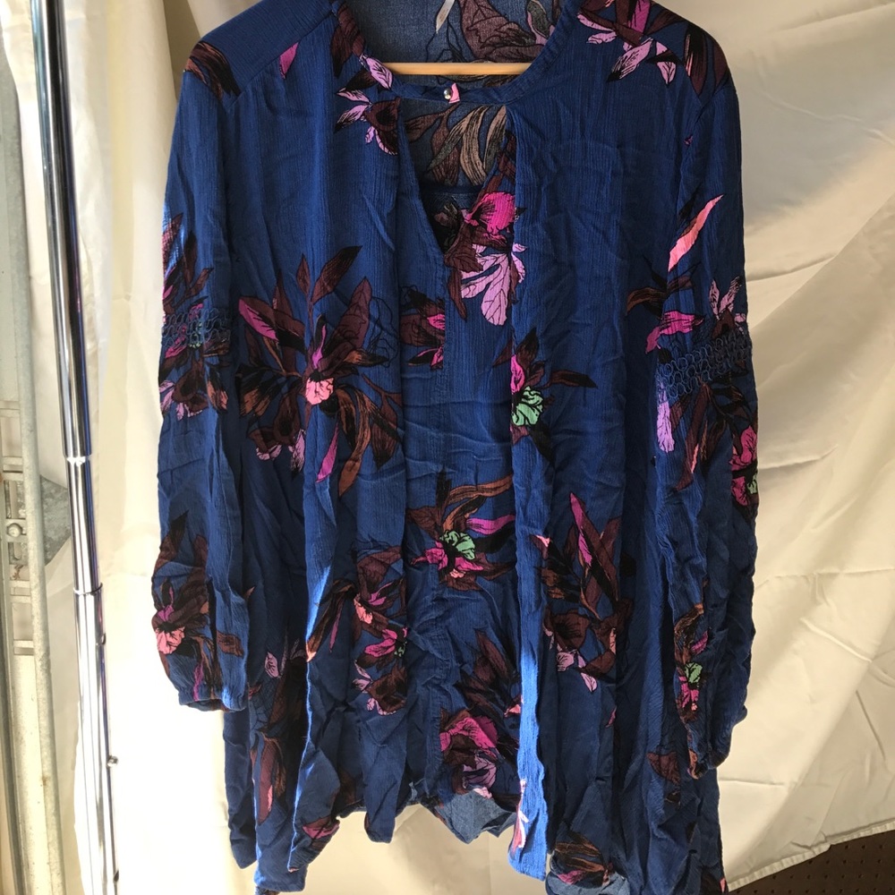 Free People Floral Tunic