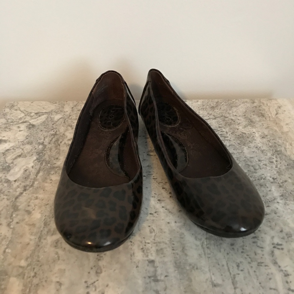 Born leopard print size 6.5 flats