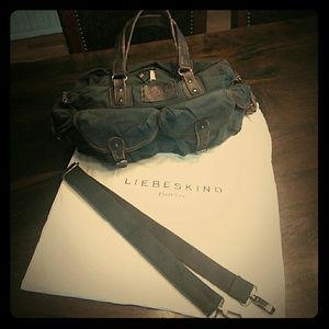 Liebeskind Berlin Rugged Canvas and Leather Sack
