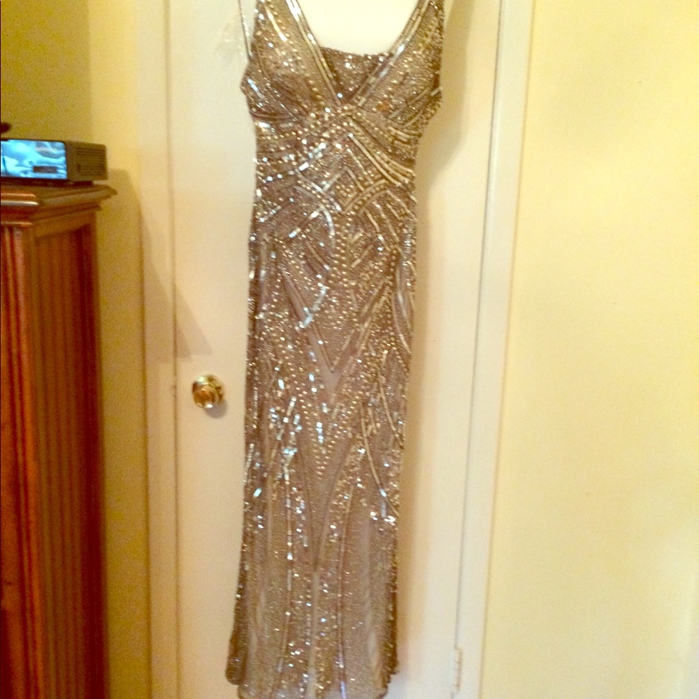 Sequin Evening Gown Size 10