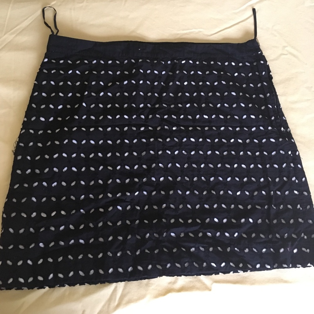 MANGO black&white patterned skirt