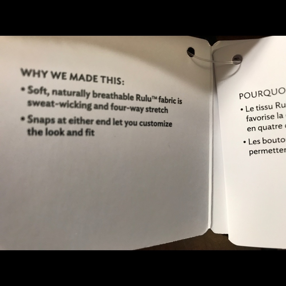 Lululemon Vinyasa Scarf, Rulu Sprinkler Blue - Picture 5 of 5