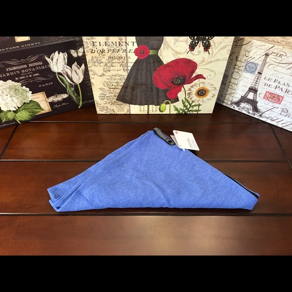 Lululemon Vinyasa Scarf, Rulu Sprinkler Blue - Picture 3 of 5