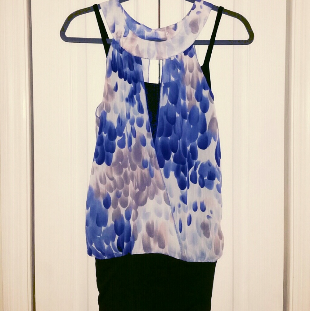 Two layered fun summer tank top