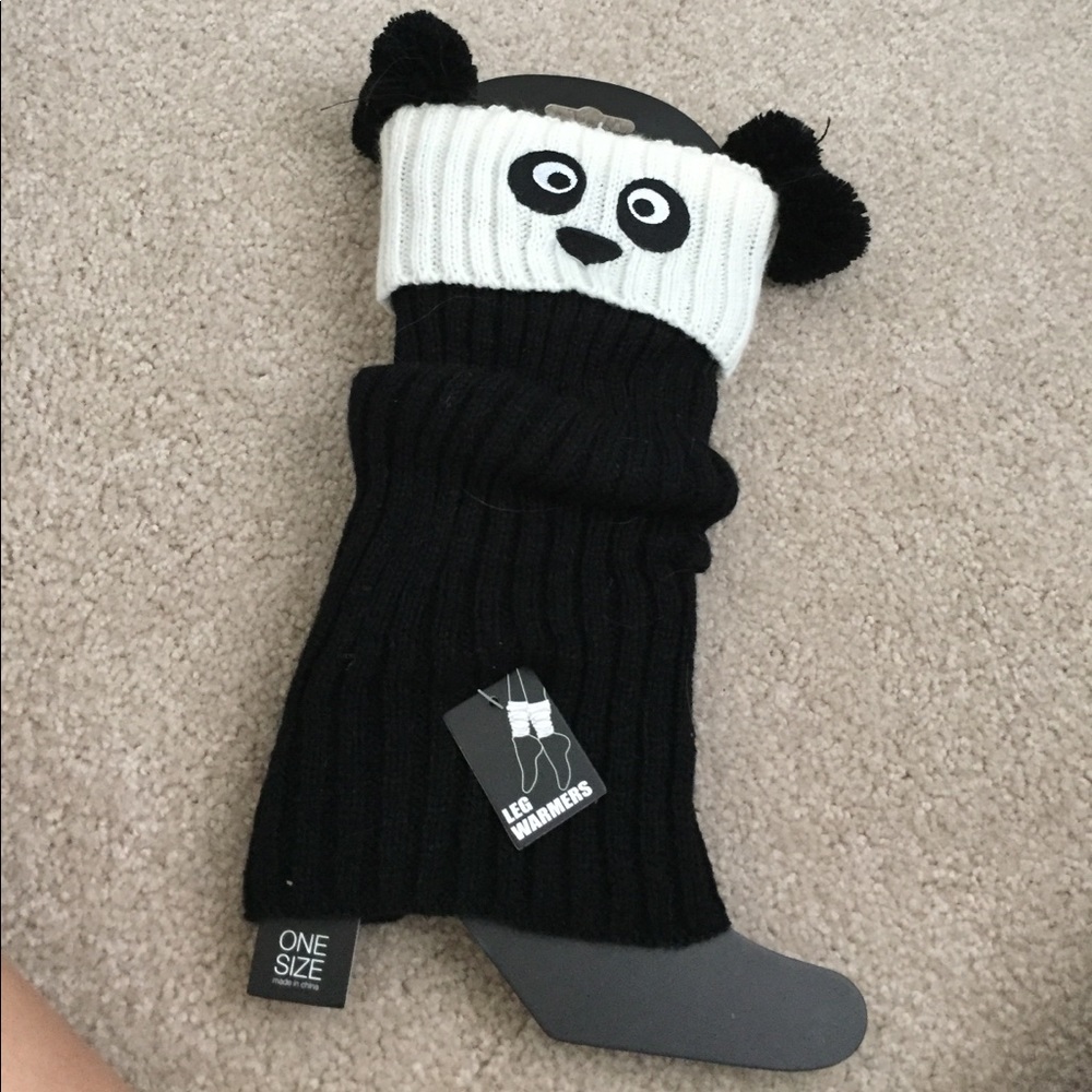Panda leg warmers