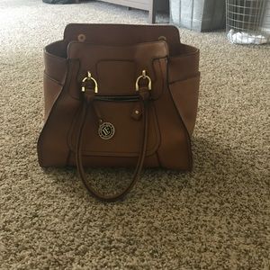 Tan London fog handbag