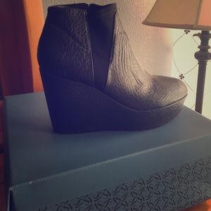 Black Vera wang booties