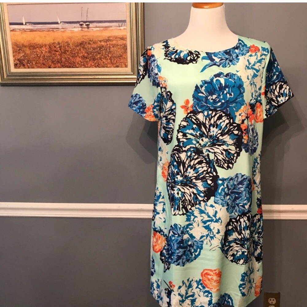 [J. Crew] Factory Printed Dress