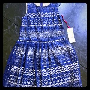 Ruby & Bloom Classic lace dress in Navy