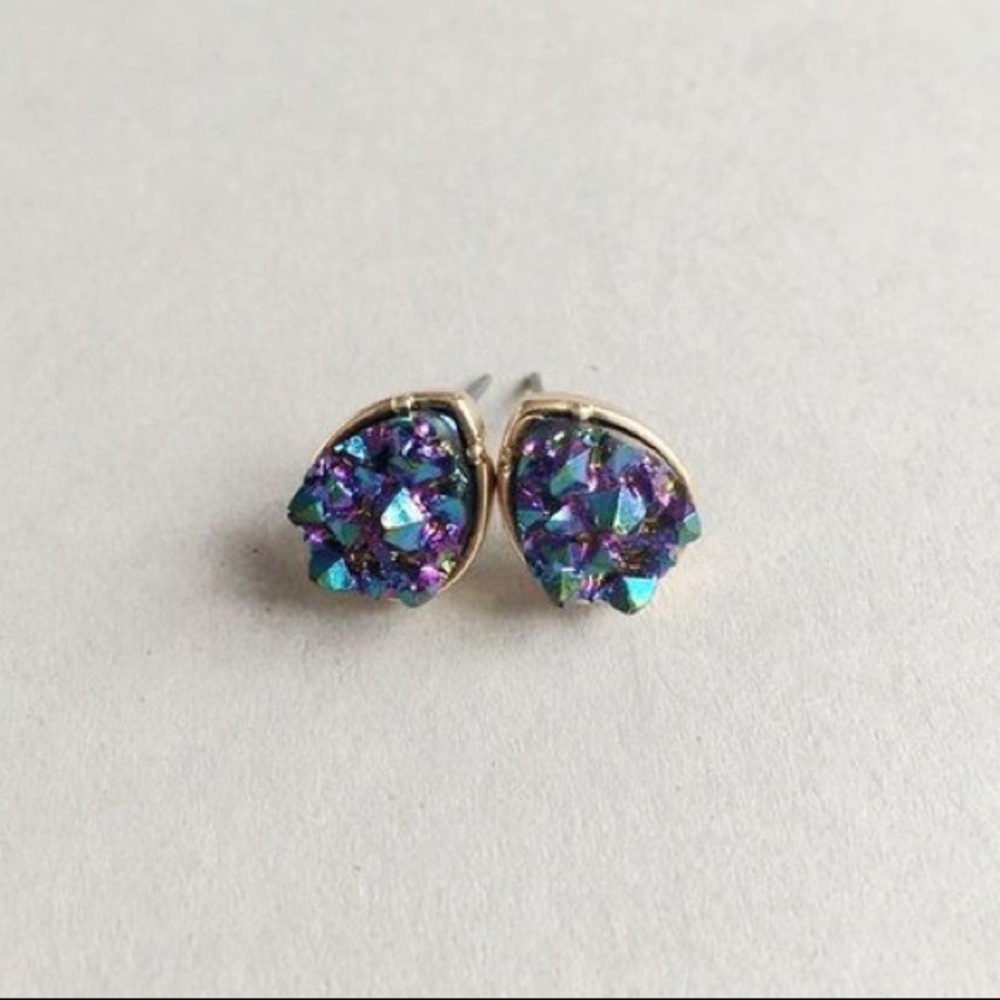 Druzy Stud Earrings