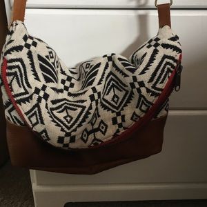 Vaalbara foldover cross body bag