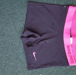 Nike Womens Compression Shorts Large