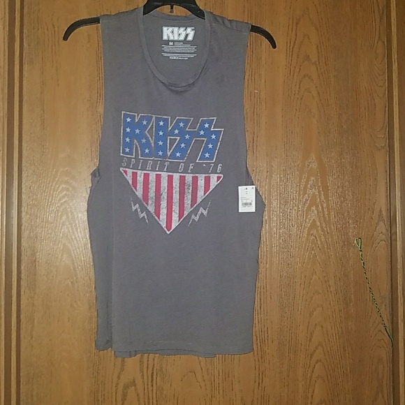 KISS branded KISS tank NWT 80's Rocker tank - Picture 4 of 4