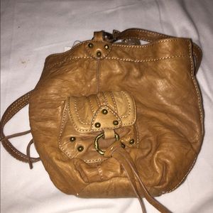 Crossbody genuine leather