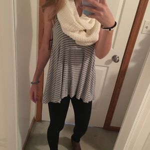 NWT flowy striped knit tank top