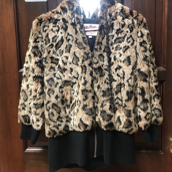 Juicy Couture Jackets & Blazers - Faux Fur Juicy Couture Leopard Jacket