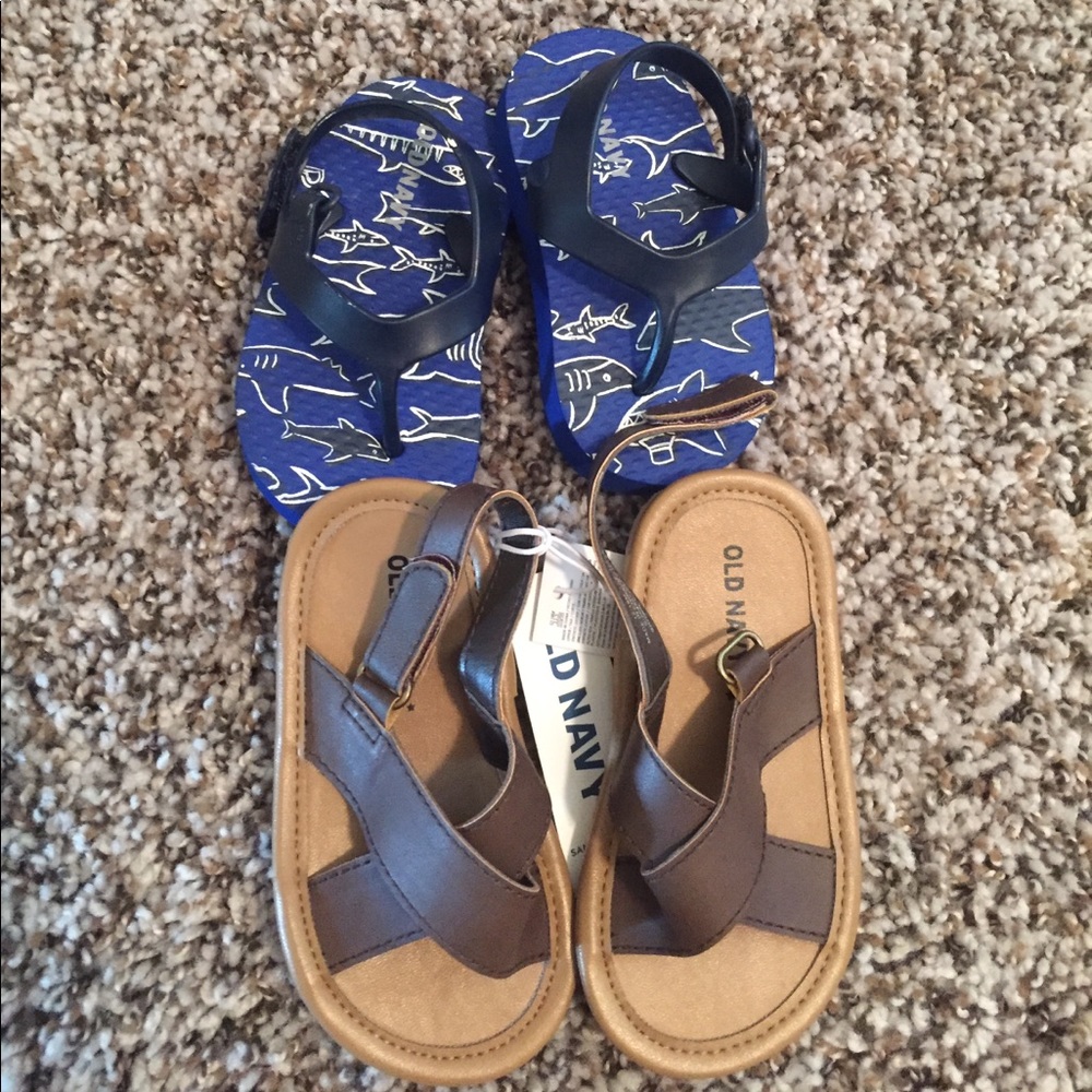 12-18 month old navy sandals