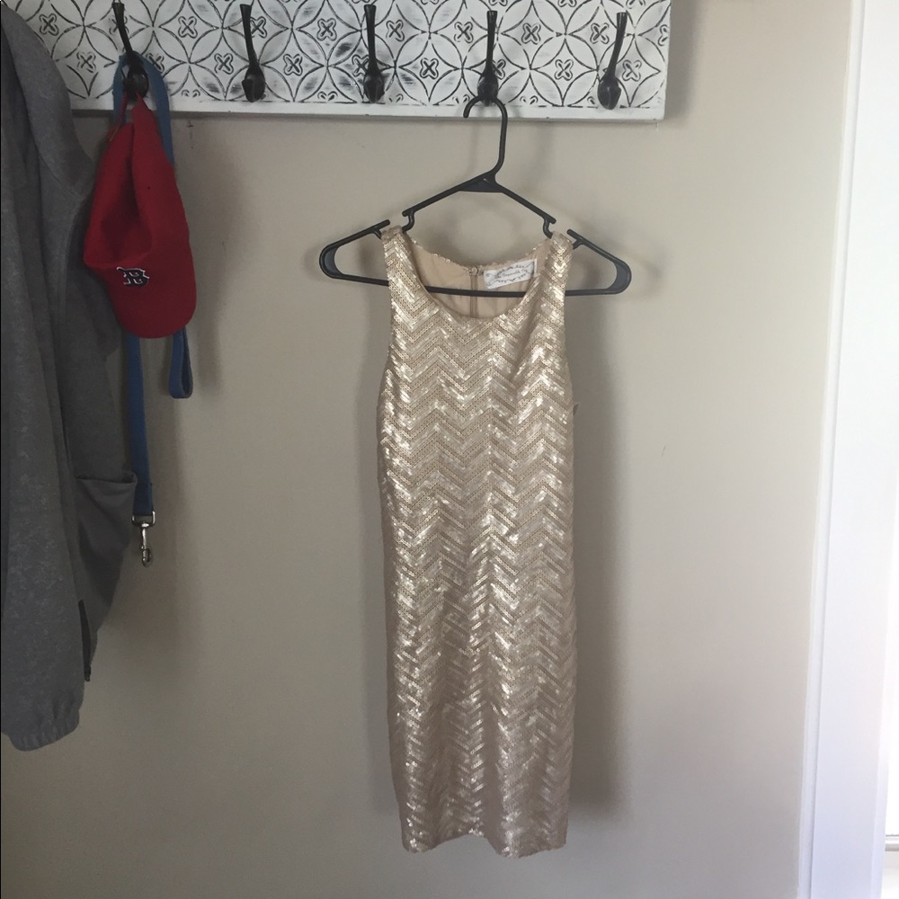 Gorgeous Gold Sequin Dress