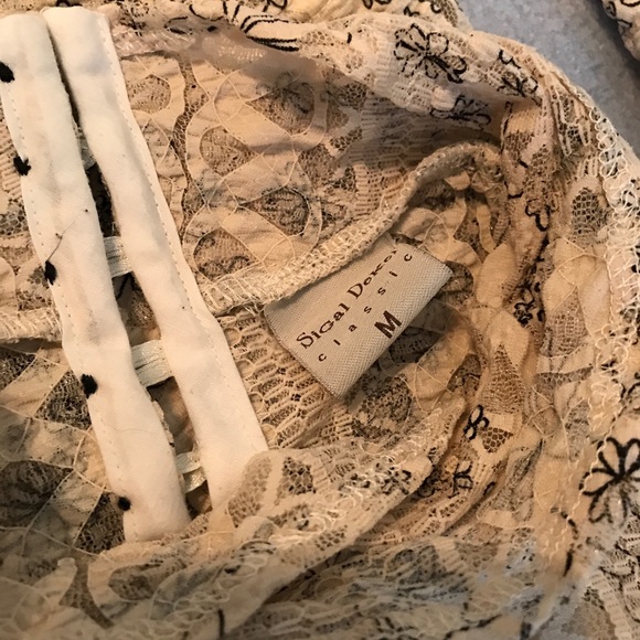 Signal Dekel Button Back Faux Turtleneck Sheer Top - Picture 3 of 4