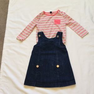Baby Gap denim dress and top
