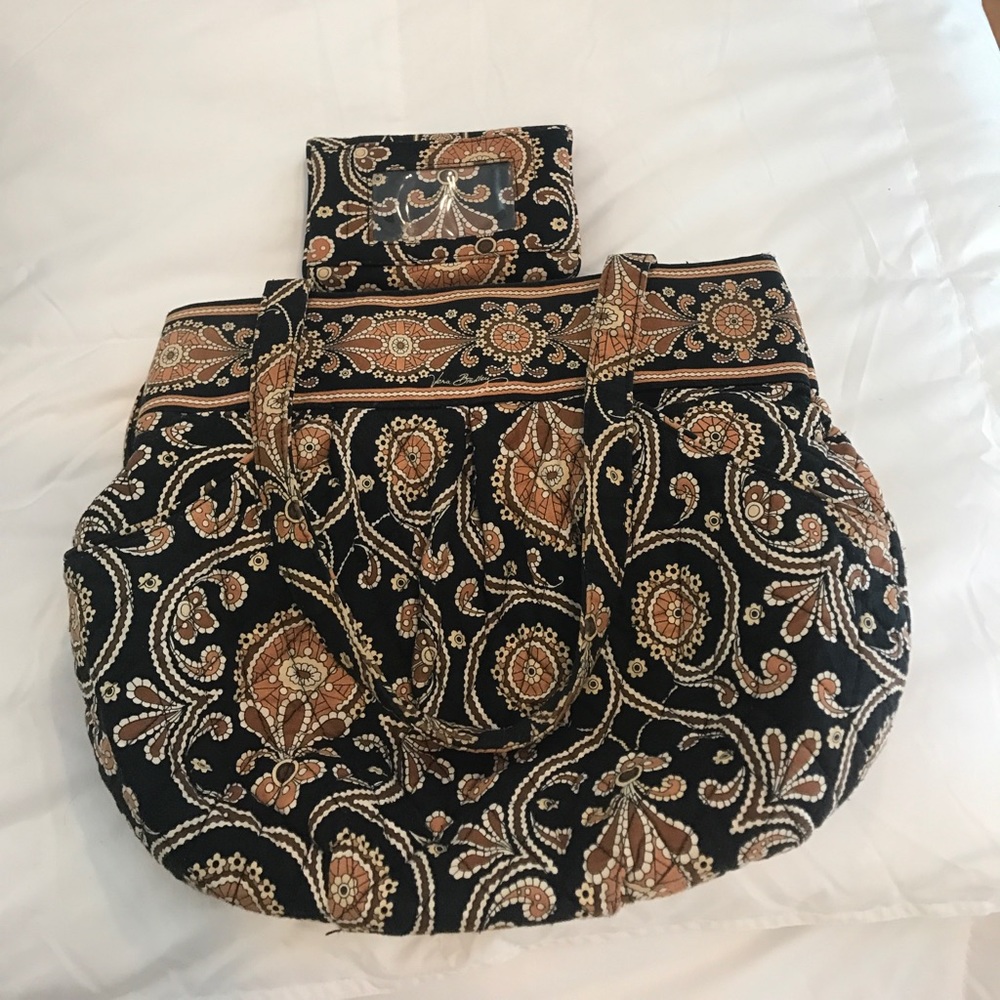 Vera Bradley bag with matching wallet