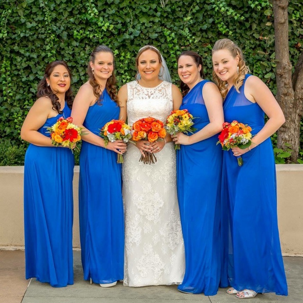 Blue dress